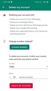 whatsapp delete kaise kare, whatsapp kaise delete karte hain