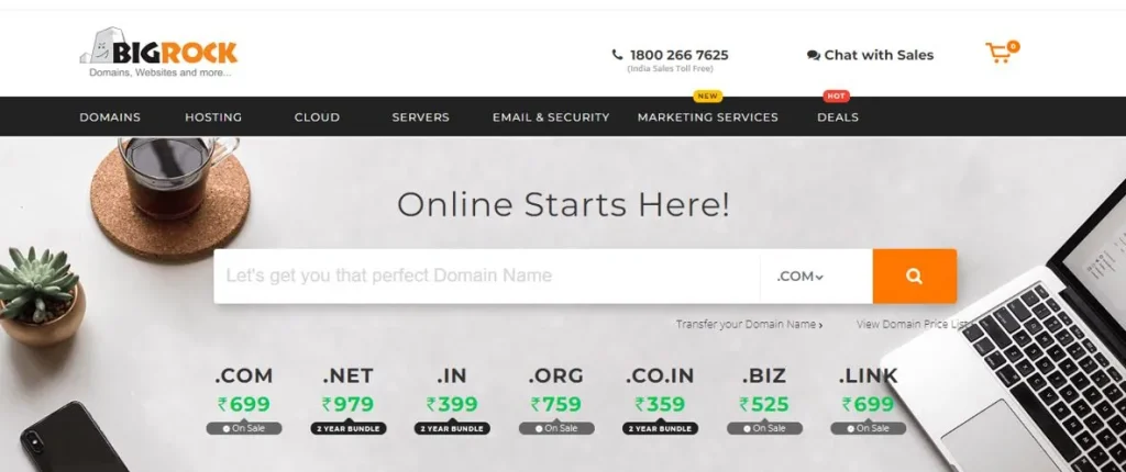 bigrock hosting