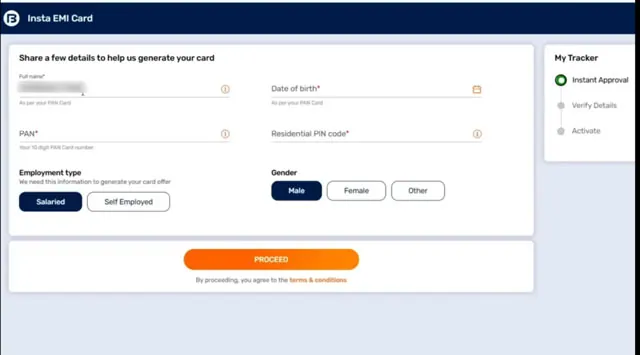 bajaj card kaise banta hai